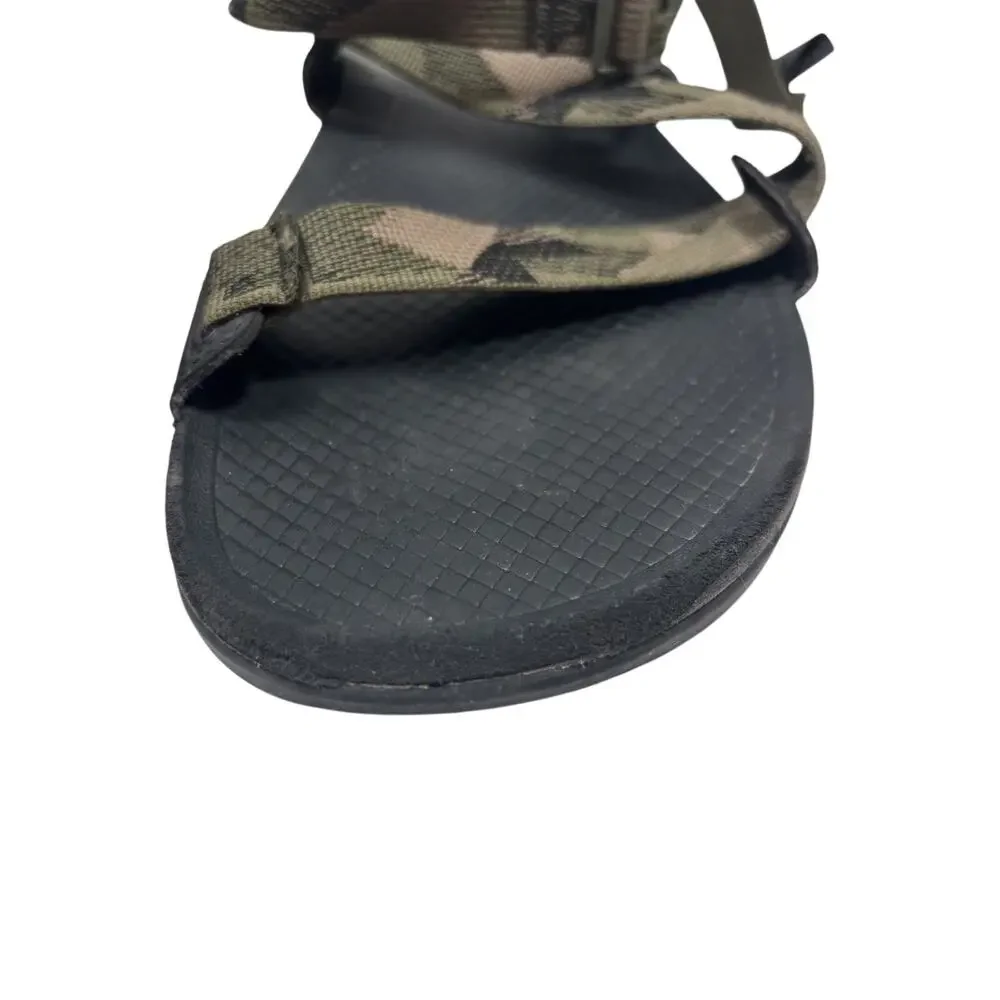 Chaco Z/1 Classic Sandals Mens 12 Green Camo Adjustable Straps